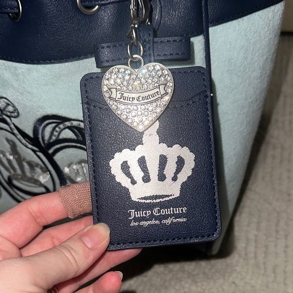 Juicy Couture Dark Blue and Light Blue Tote - Picture 2 of 7